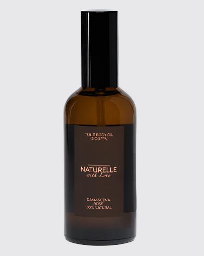 Body Oil - 100% Natural Product with Rose Damascena Oil