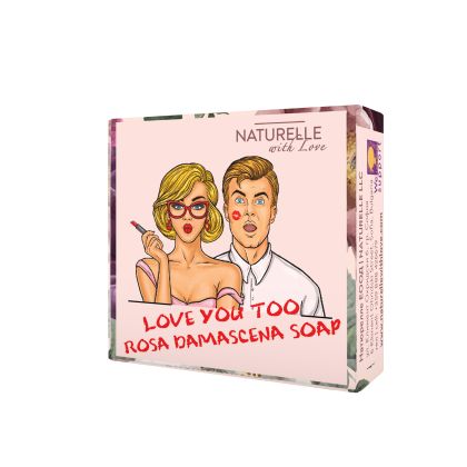Ръчно изработен козметичен сапун за ръце с Роза Дамасцена